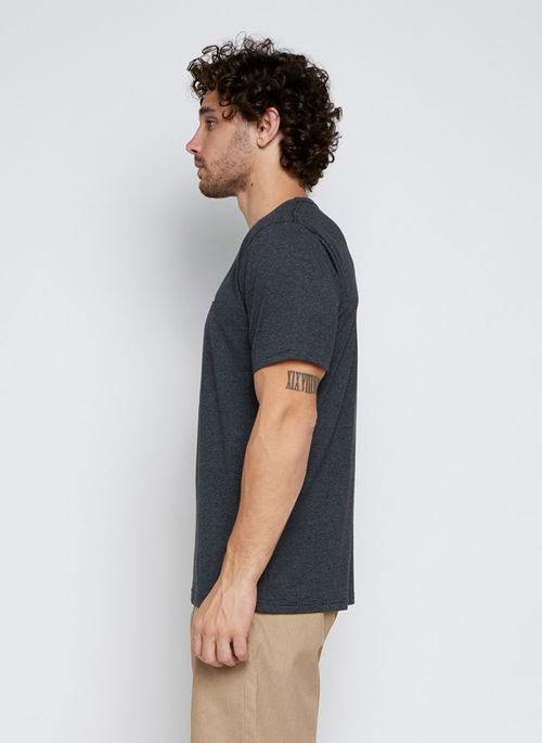Camiseta Quiksilver M/C Omni Stripe Preto