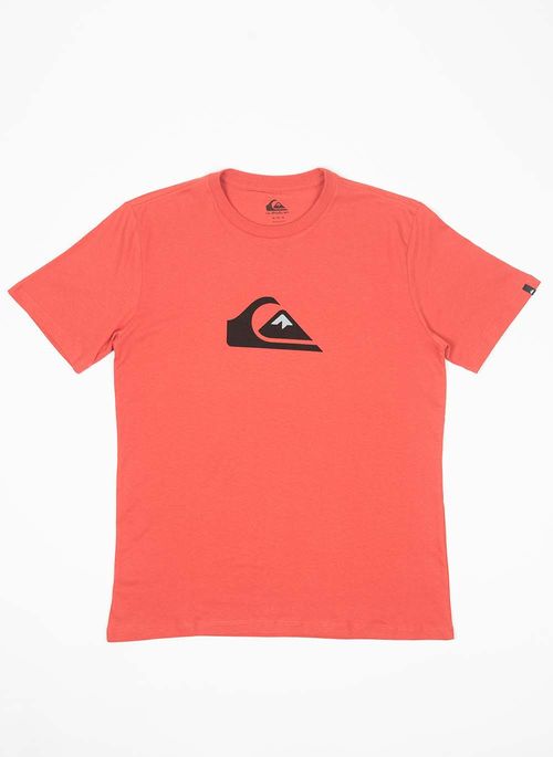 Camiseta Quiksilver M/C Comp Logo Colors Vermelho