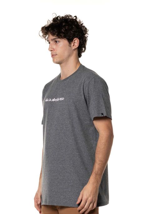 Camiseta Quiksilver M/C New Omni Cinza Medio Mescla