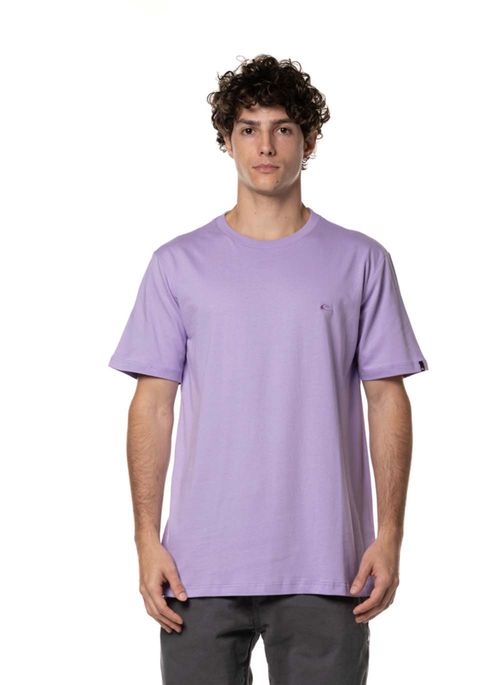 Camiseta Quiksilver M/C Embroidery Colors Lilás