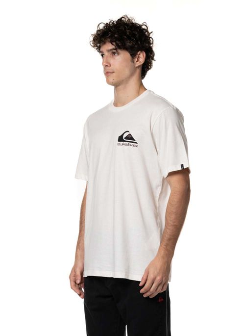 Camiseta Quiksilver M/C Omni Logo Off White
