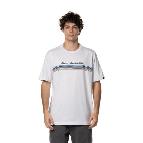 Camiseta Quiksilver M/C NEW LINES FADE BRANCO