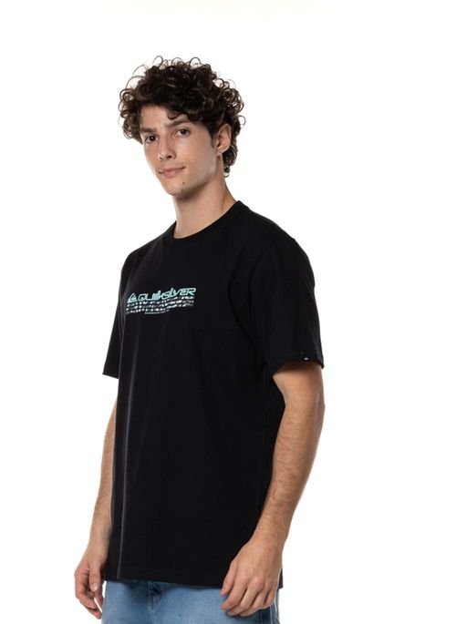 Camiseta Quiksilver M/C Omni Fill Oceanman Preto