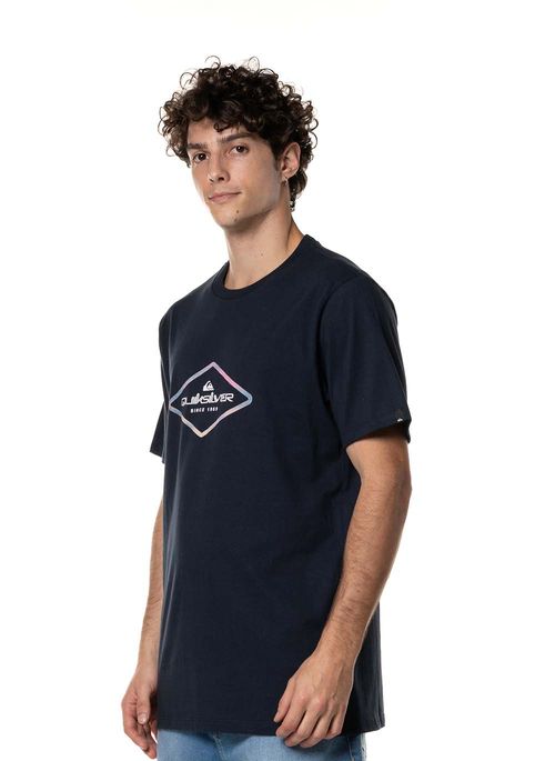 Camiseta Quiksilver M/C Omni Lock Spaceman Marinho