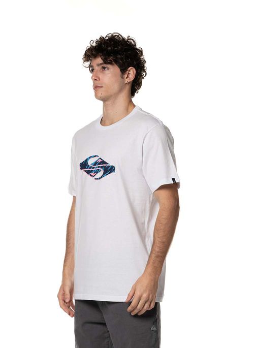 Camiseta Quiksilver M/C Surf Safari Branco