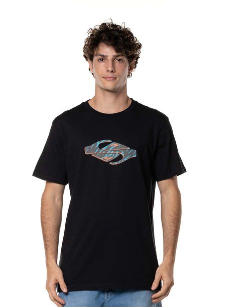 Camiseta Quiksilver M/C Surf Safari Preto