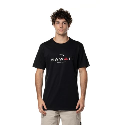 Camiseta Quiksilver M/C Hi State Of Mind Preto