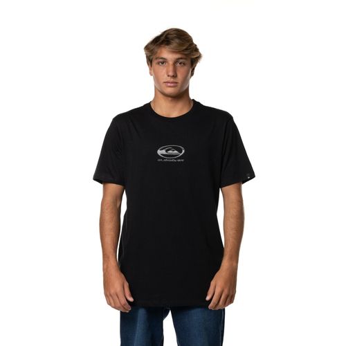 Camiseta Quiksilver M/C Chrome Logo Preto