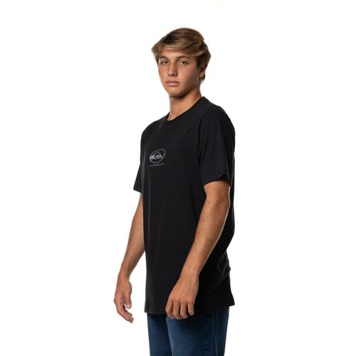 Camiseta Quiksilver M/C Chrome Logo Preto