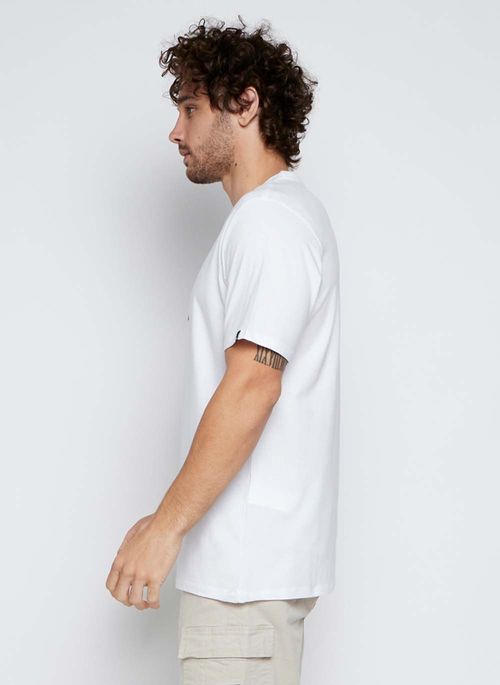 Camiseta Quiksilver M/C Comp Logo Branco
