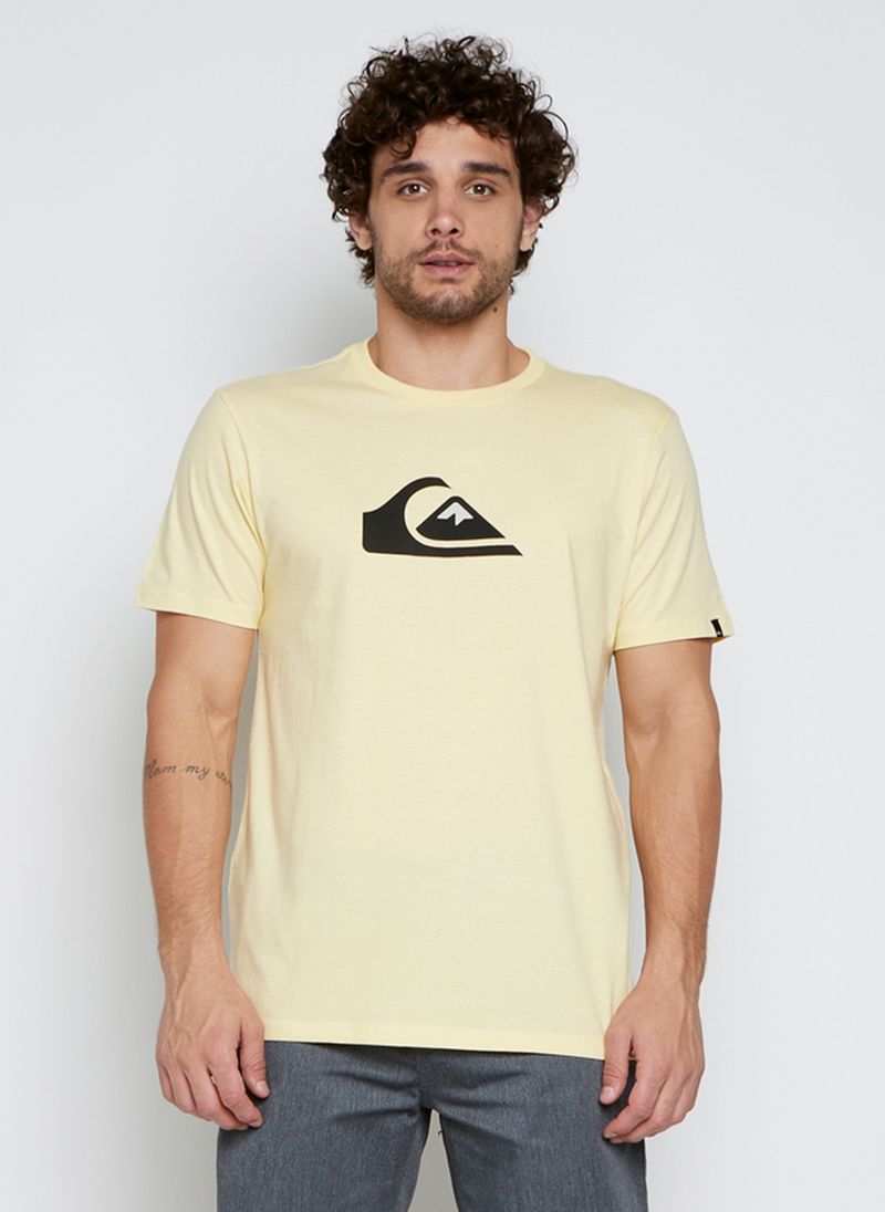 Camiseta-Quiksilver-M-C-Comp-Logo-Color-Amarelo-Claro-P