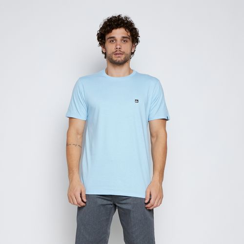 Camiseta Quiksilver M/C Transfer Square Color Azul Claro