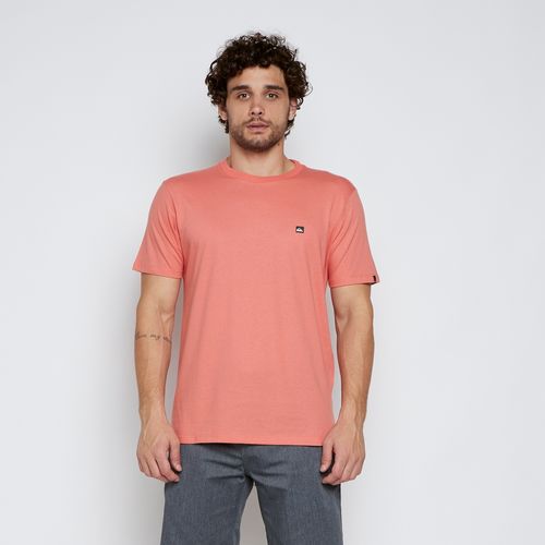 Camiseta Quiksilver M/C Transfer Square Color Vermelho Claro