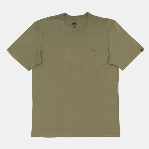 Camiseta Quiksilver M/C Embroidery Color Verde Escuro