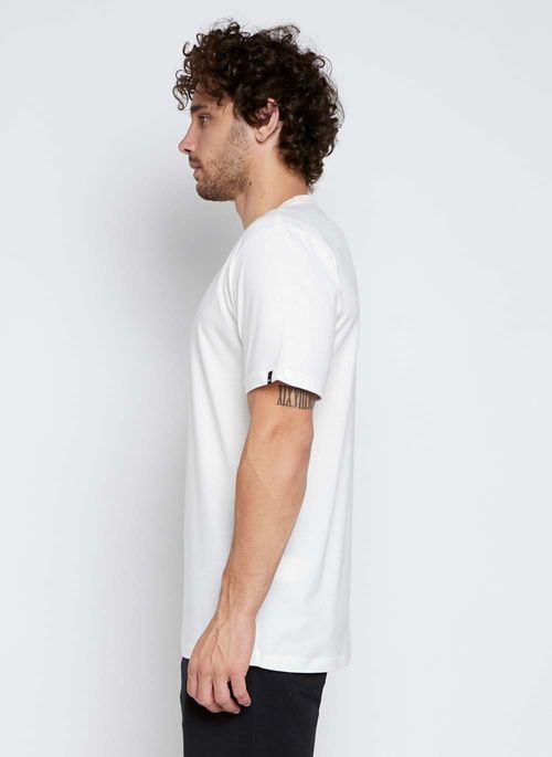 Camiseta Quiksilver M/C Omni Font Snow White