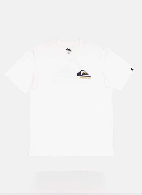 Camiseta Quiksilver M/C Omni Logo Snow White