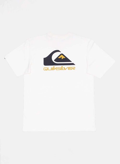 Camiseta Quiksilver M/C Omni Logo Snow White