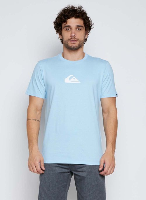 Camiseta Quiksilver M/C Mini Comp Azul Claro