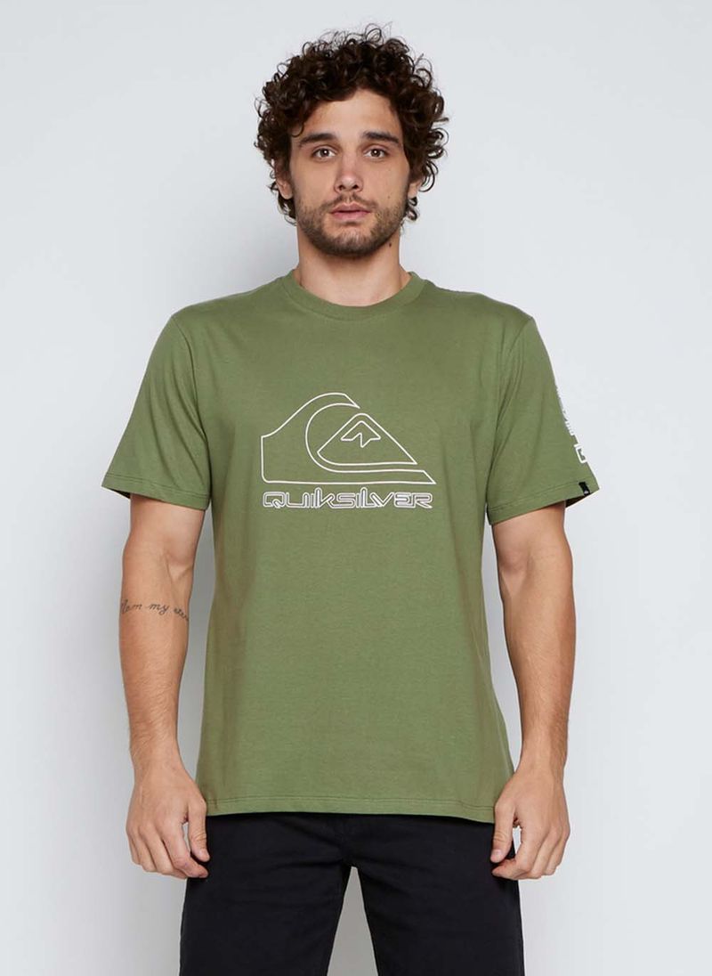 Camiseta-Quiksilver-M-C-New-Tour-Verde-Escuro-Verde-Escuro-P