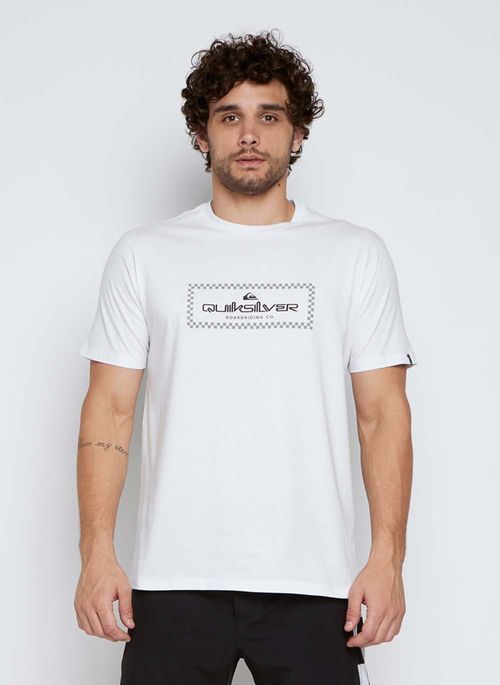 Camiseta Quiksilver M/C Rain Check Branco