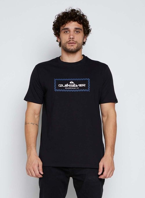 Camiseta Quiksilver M/C Rain Check Preto