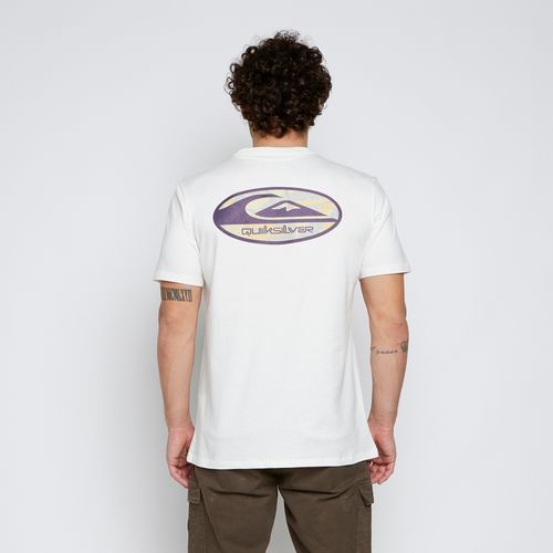 Camiseta Quiksilver M/C Retro Link Snow White