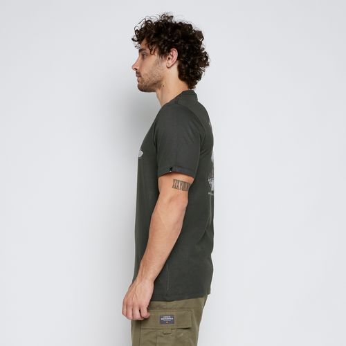 Camiseta Quiksilver M/C Boardrack Cinza Escuro