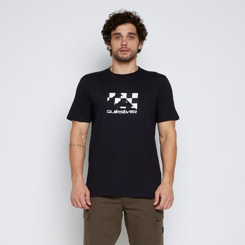 Camiseta Quiksilver M/C Quik Checker Preto
