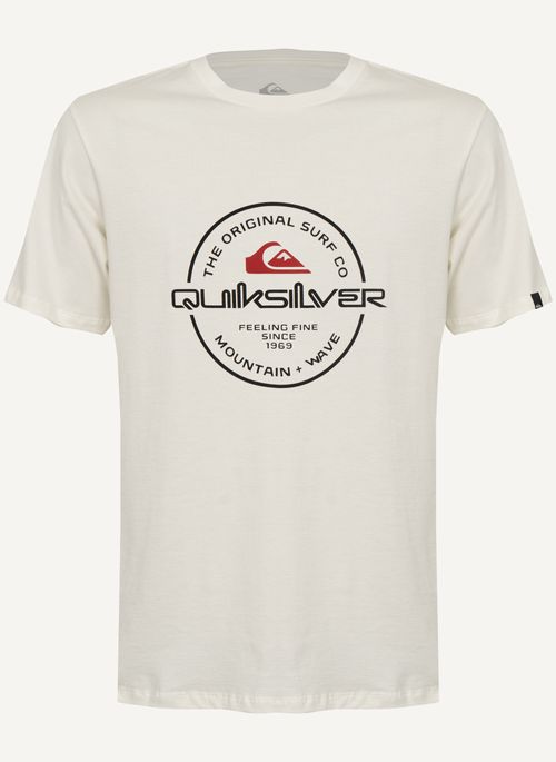 Camiseta Quiksilver M/C Circle Up Branco