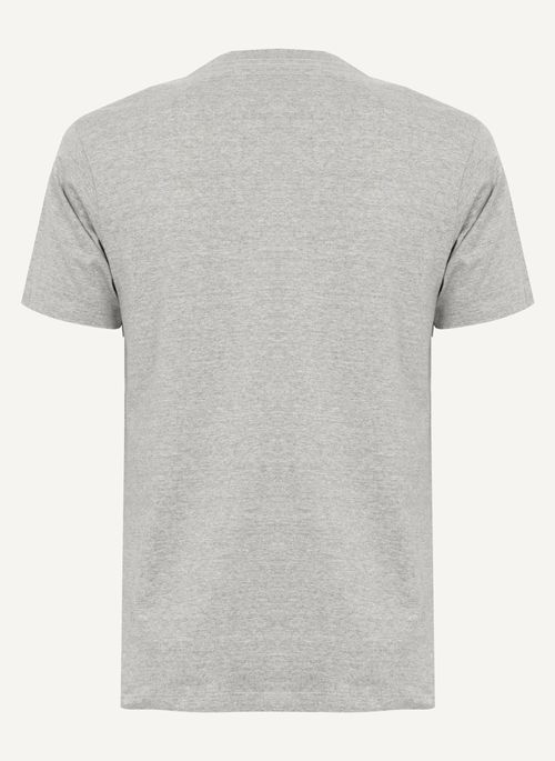 Camiseta Quiksilver M/C Circle Up Cinza Mescla