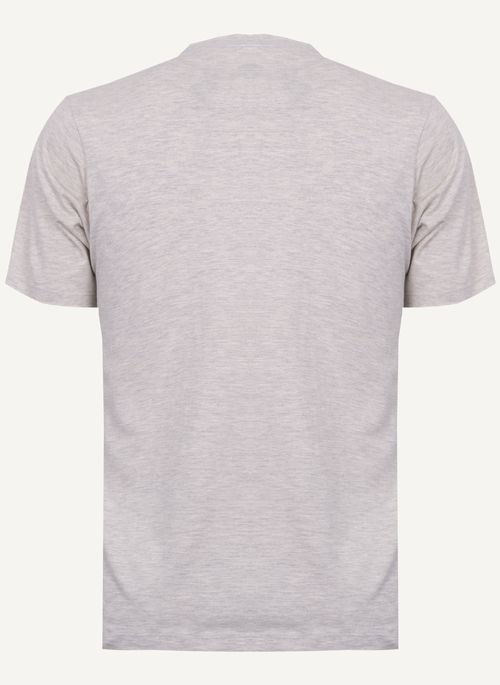 Camiseta Quiksilver M/C Circle Up Cinza Claro Mescla