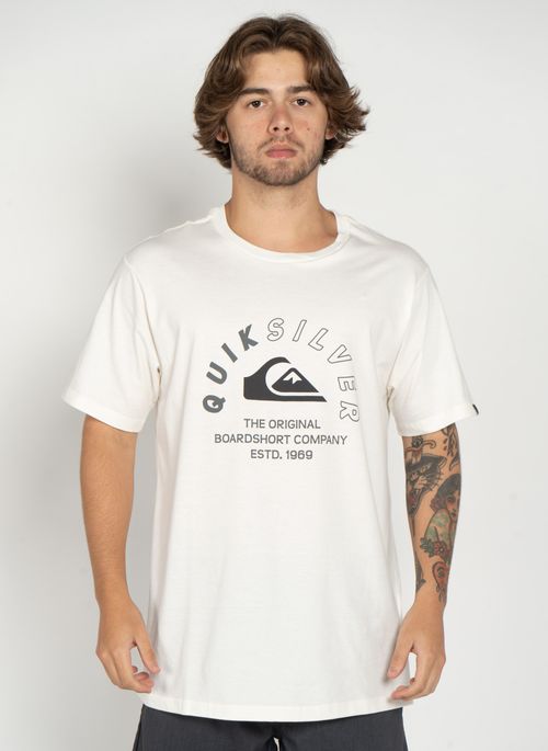 Camiseta Quiksilver M/C Mixed Signals Branco