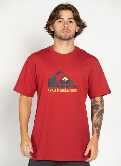 Camiseta Quiksilver M/C Full Logo Vermelho
