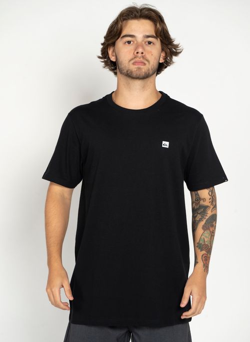 Camiseta Quiksilver M/C Transfer Square Q Preto