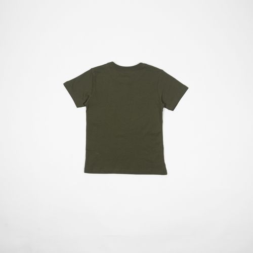 Camiseta Quiksilver M/C Full Logo Kd Verde Militar