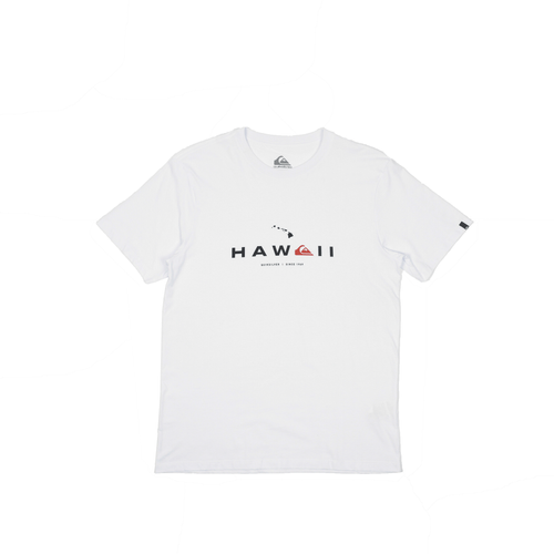 Camiseta Quiksilver M/C Hi State Of Mind Ps Branco