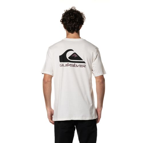 Camiseta Quiksilver M/C Omni Logo Tn Off White