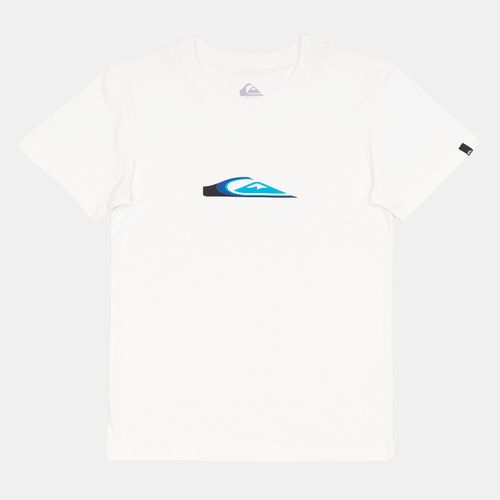 Camiseta Quiksilver M/C Warp Drive Tn Snow White