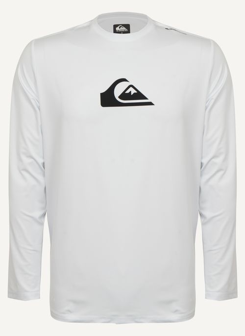 Camiseta Quiksilver Surf M/L Solid Streak Branco