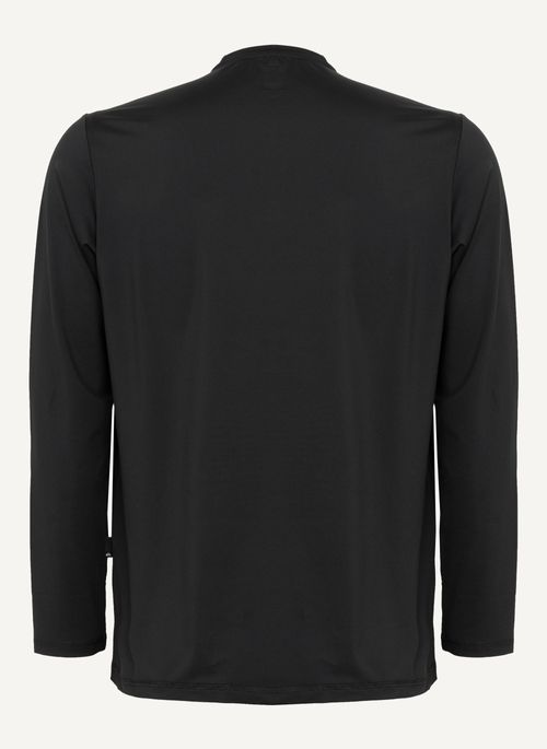 Camiseta Quiksilver Surf M/L Solid Streak Preto