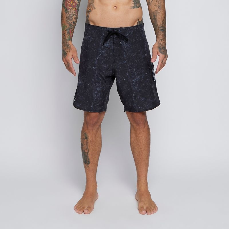 Boardshort-Rvca-Benj-Skull-18--Preto-Preto-38