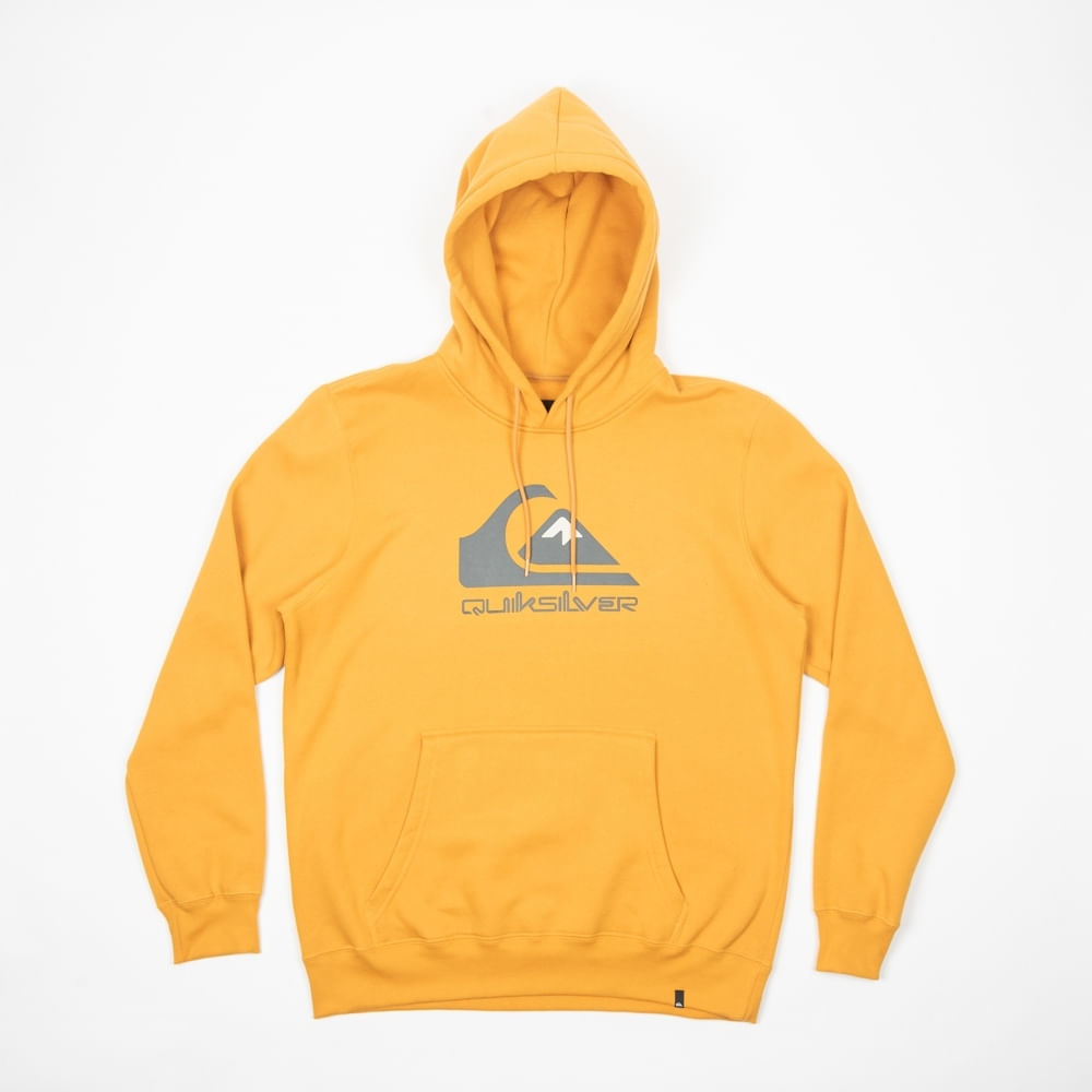 Hooded Moletom Amarelo Mostarda Moletom Canguru, Com Capuz - Main Image