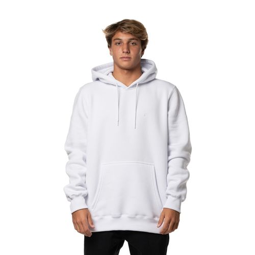 Moletom Quiksilver Fech Embroidery Color 280G Branco