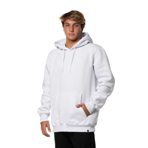 Moletom Quiksilver Fech Embroidery Color 280G Branco