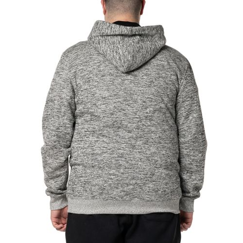 Moletom Quiksilver Fech Mini Comp Ps Cinza Claro Mescla