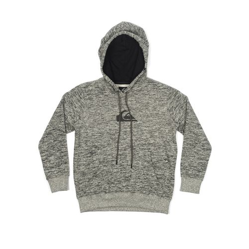 Moletom Quiksilver Fech Mini Comp Tn Cinza Claro Mescla
