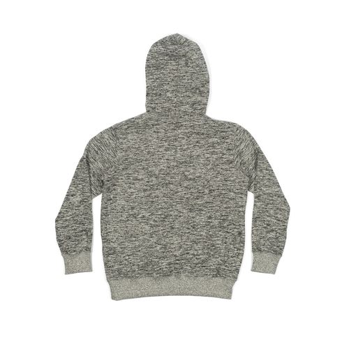 Moletom Quiksilver Fech Mini Comp Tn Cinza Claro Mescla