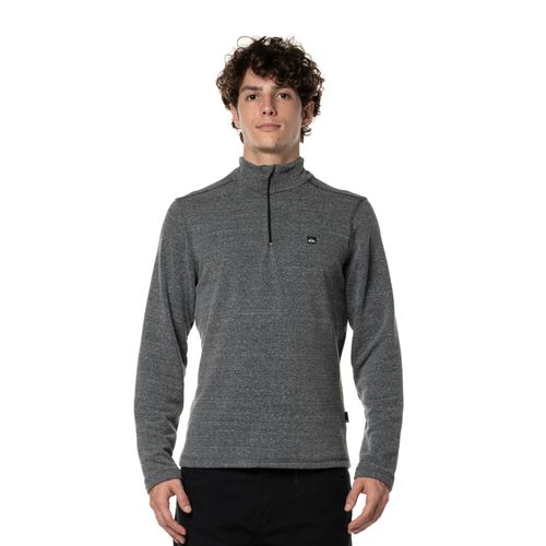 Moletom Quiksilver Care Teep Point Cinza Mescla