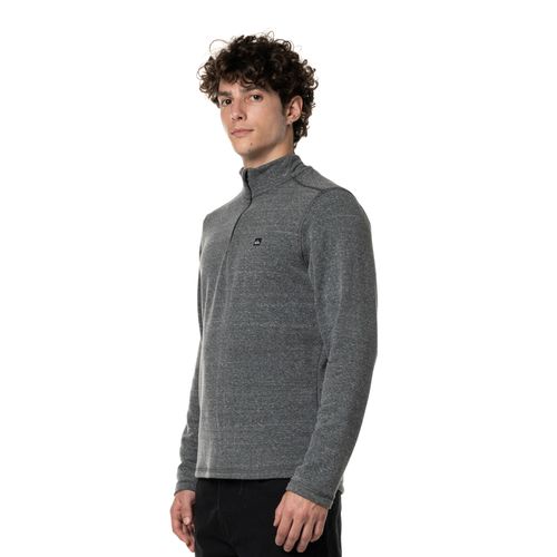 Moletom Quiksilver Care Teep Point Cinza Mescla