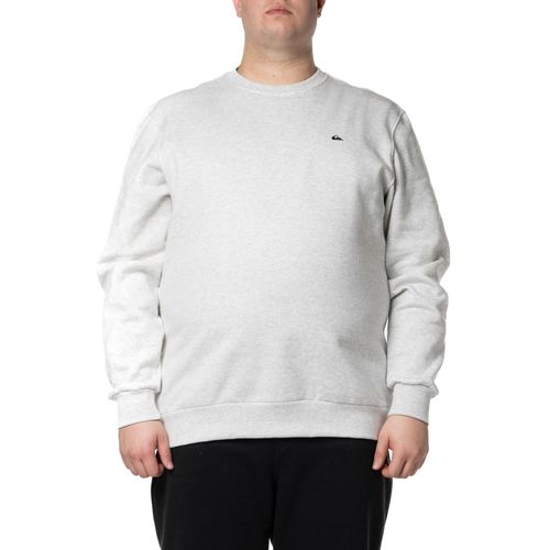 Moletom Quiksilver Care Embroidery 280G Ps Cinza Claro Mescla